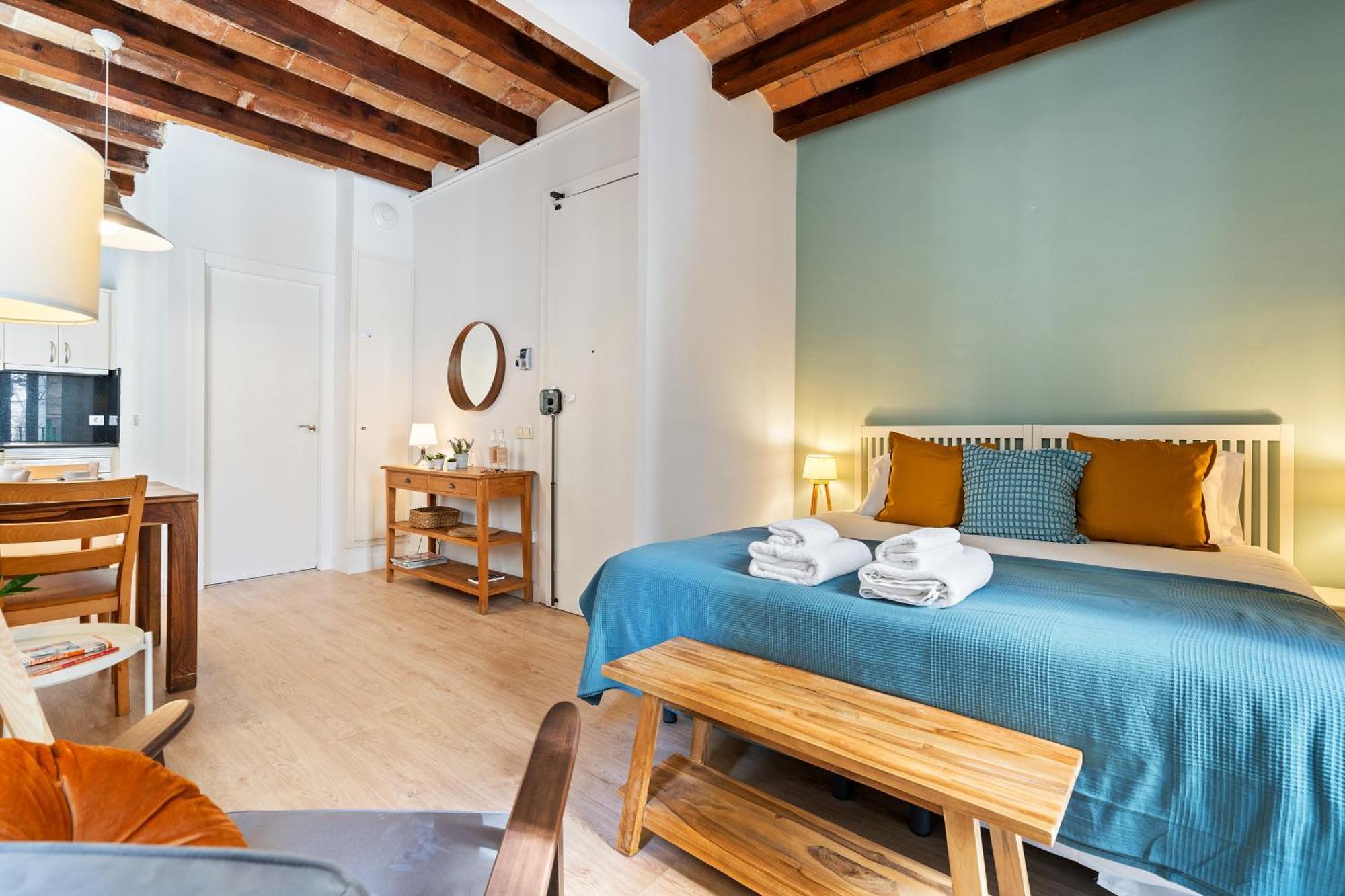 Lodging Apartments Beach Studio P1 Barcellona Esterno foto